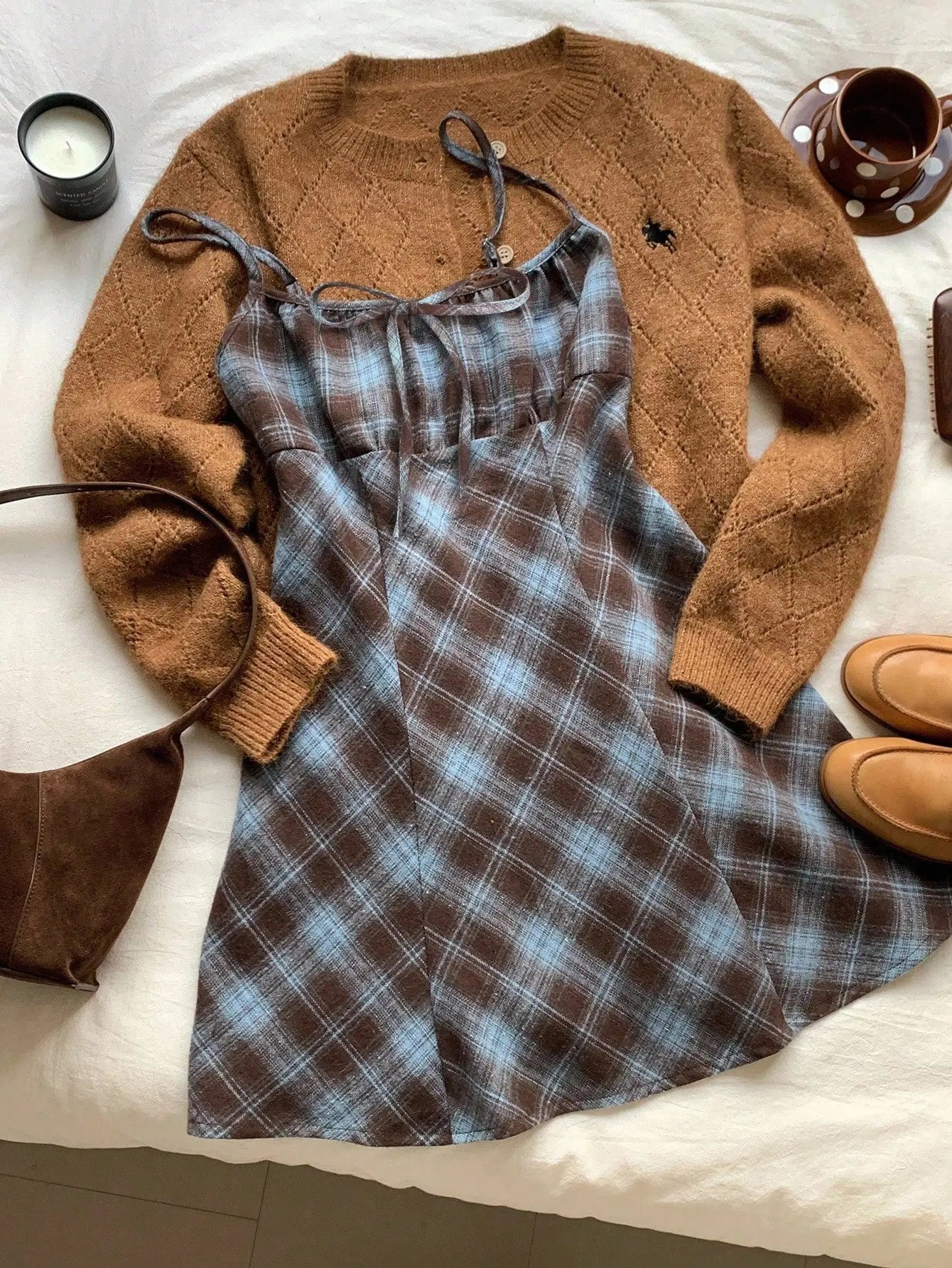 Comfortcana Women's Autumn/Winter Casual Plaid Strap Mini Dress Square Neck Dress, Brown Plaid Dress ,Autumn Cottagecore Dress, Fall Outfit - TikTok Shop Comfortcana Women's Autumn/Winter Casual Plaid Strap Mini Dress Square Neck Dress, Brown Plaid Dress ,Autumn Cottagecore Dress, Fall Outfit - TikTok Shop