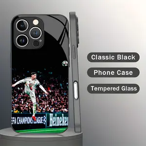 IPhone 17 Promax Valverde Phone Case Tempered Glass Anti Drop, Anti Sweat Suitable for iPhone 16 15 14 13 12 11 Plus Air Xs Samsung A03-A56 S10-S25 Series Protective Shockproof Rugged Case Protection Football