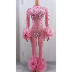 Pink Snow bodysuit