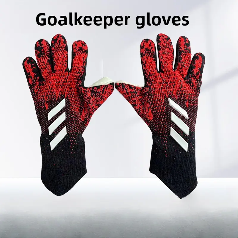 Football gloves finger guard breathable wear-resistant thickened adult children's sports gloves goalkeeper football goalkeeper gloves