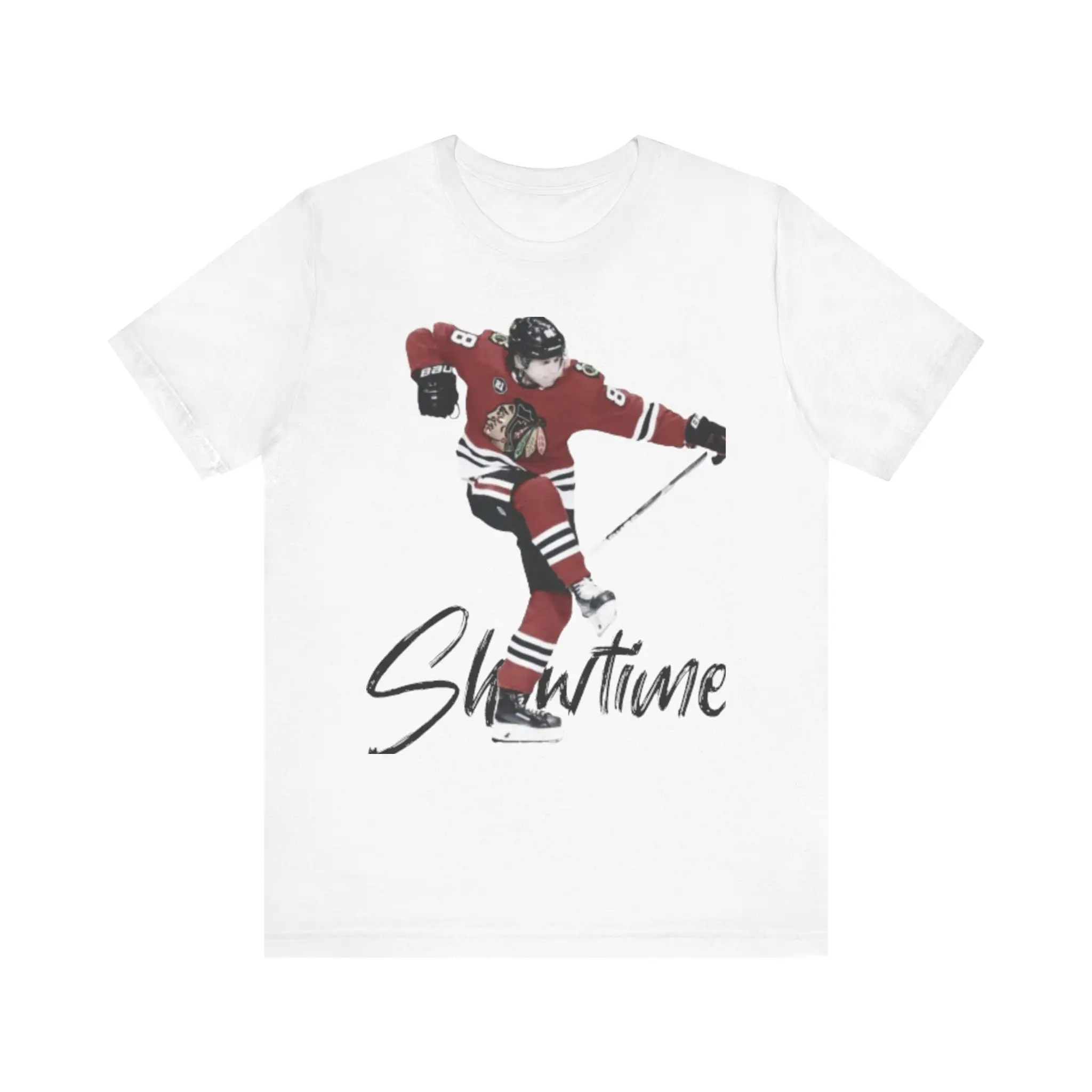Patrick Kane 'Showtime' Unisex Hockey Tee - Sports Shirt for Fans, Casual Wear, Birthdays, Hobbies, Game Day Apparel, Unique Gift Idea