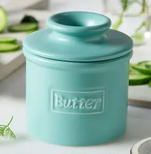 Cafe Matte Butter Bell Crock