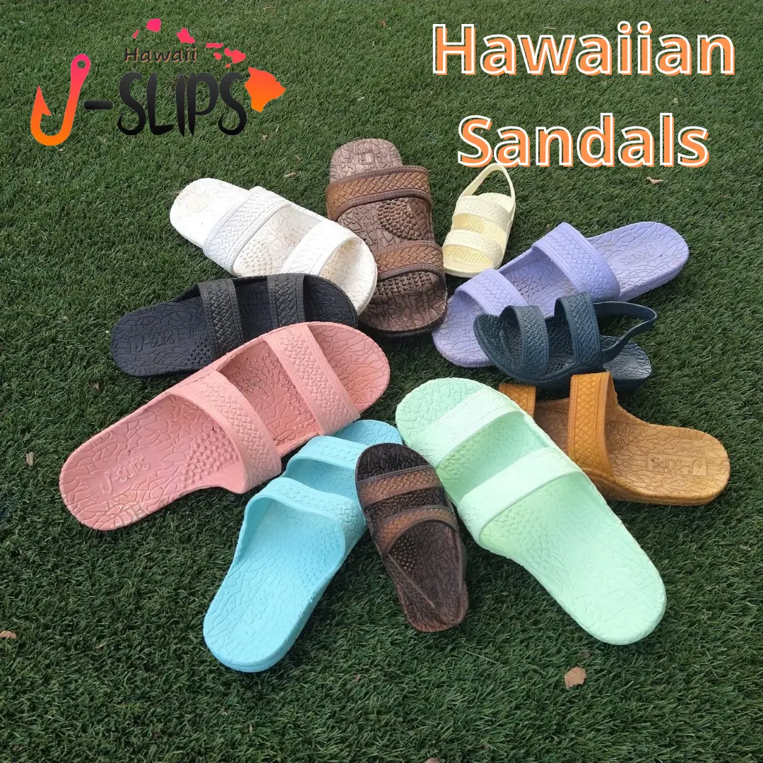 J Slips Hawaii Classic Flip-Flops – Comfortable Everyday Beach Sandals