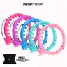 Infinity Hoop - Adjustable Portable, Comfortable to Wear, Beginner-Friendly Fitness Support Hula Hoop for Unisex At-Home Workout, Helps Build a Consistent Routine