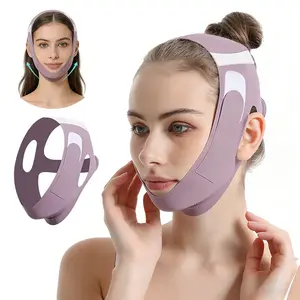 Reusable Facial Comfort Band Soft Breathable Material, Soft Beauty Wrap Adjustable Face Support for Daily Wear, Beauty Support Chin Strap Adjustable Face Wrap
