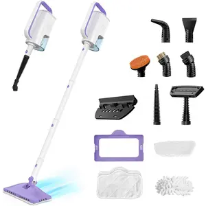 Steam Mops for Floor Cleaning,-in- Steam Cleaner for  with 2 Levels Steam Mode,350ML ,23FT Cord, Detachable Handheld Steam Cleaner for Tile,Grout,Furniture,Carpet,Grill,Wall