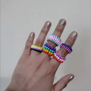 braided prode rings, LGBTQ jewelry rings, show your pride rings