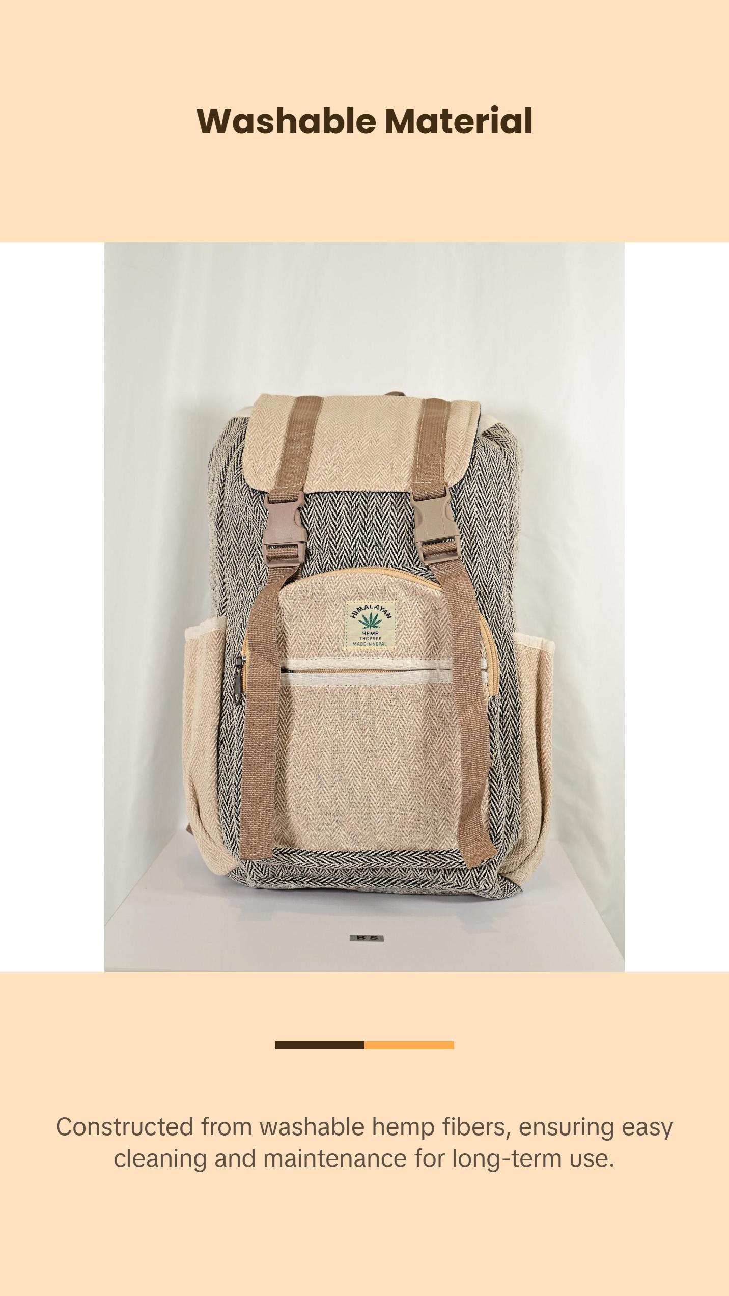 Hemp backpack