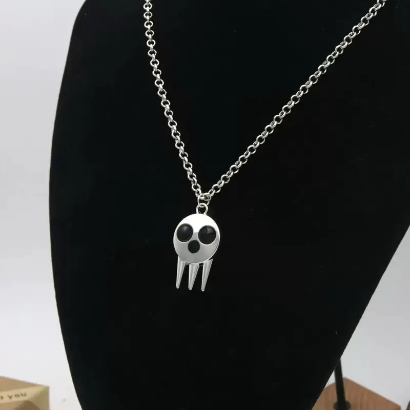Soul Eater Death the Kid Anime Necklace Pendant, Stylish Anime Fan Jewelry