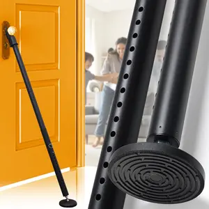 600LB Door Barricade Security bar- 24.5-50.7'’ Adjustable Door Stopper Stick  Front,Home,Apartment,Hotel,Heavy Duty Safety Lock Blocker Jammer-Women,Traveler Must Have