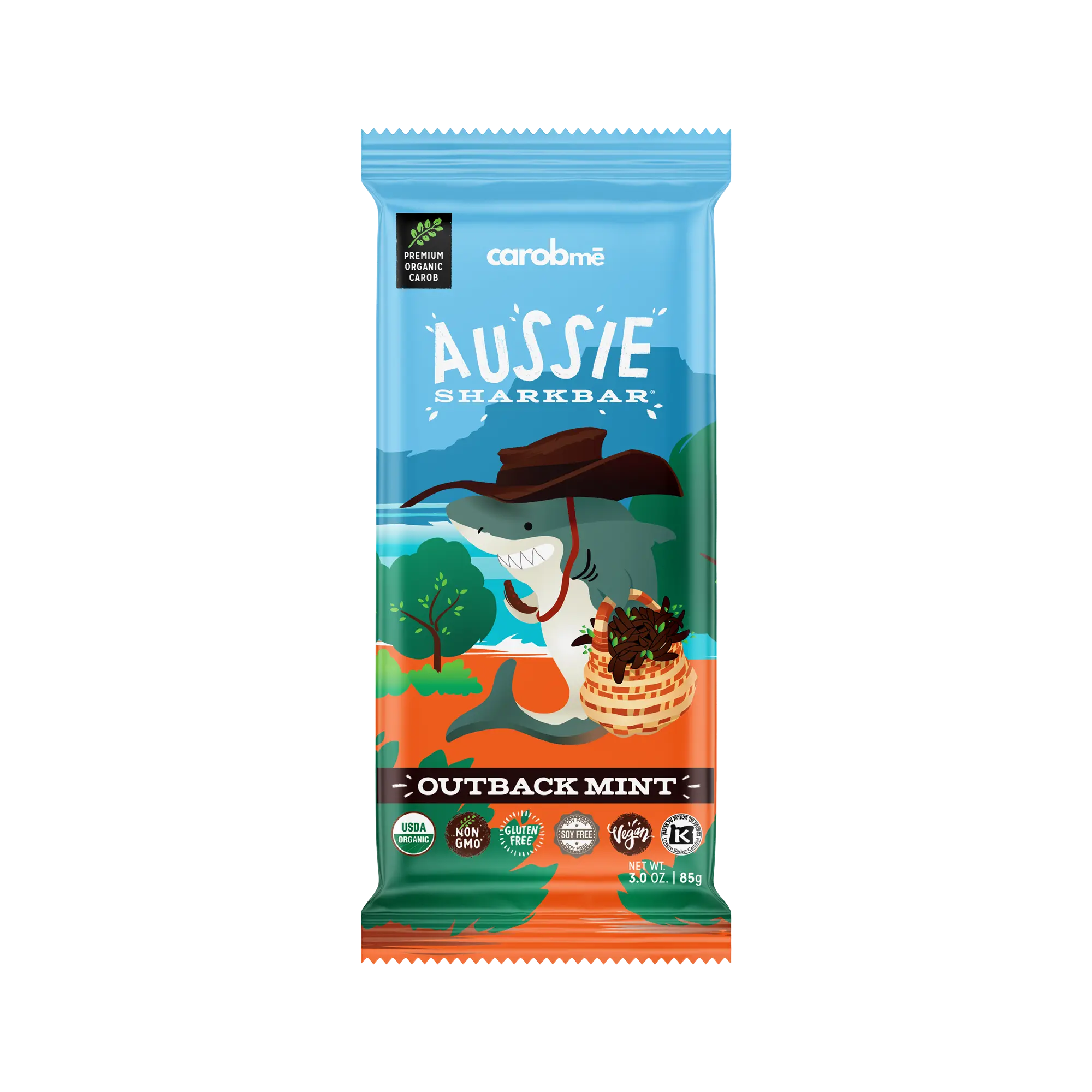 Carobmē Organic Carob Bar Outback Mint