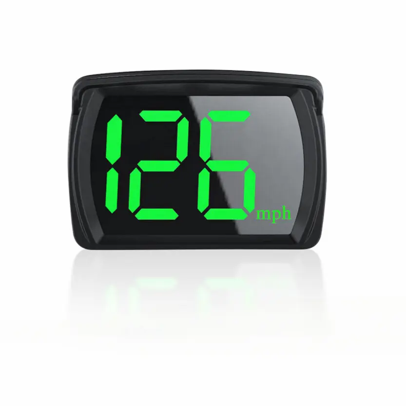 Universal Smart Digital GPS Speedometer HUD for Cars, Bikes, Buses - LED Head-Up Display with MPH Speed HD Screen, ABS Automotive Accessory, Digital Speedometer GPS Units with Coherent and Smooth Display, SummerVibes Father's Day Gift