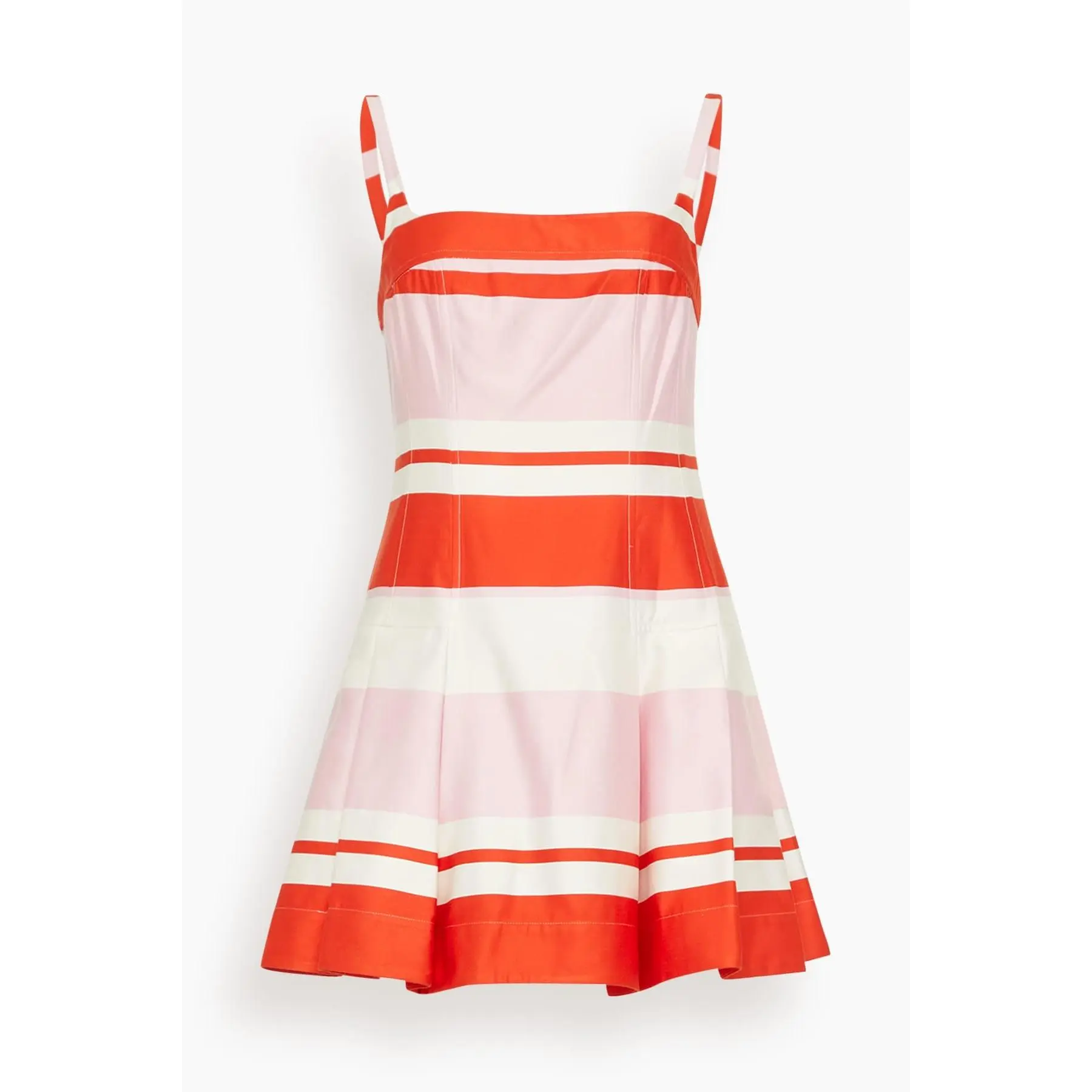 Nelly Bustier Mini Dress in Tulip Stripe