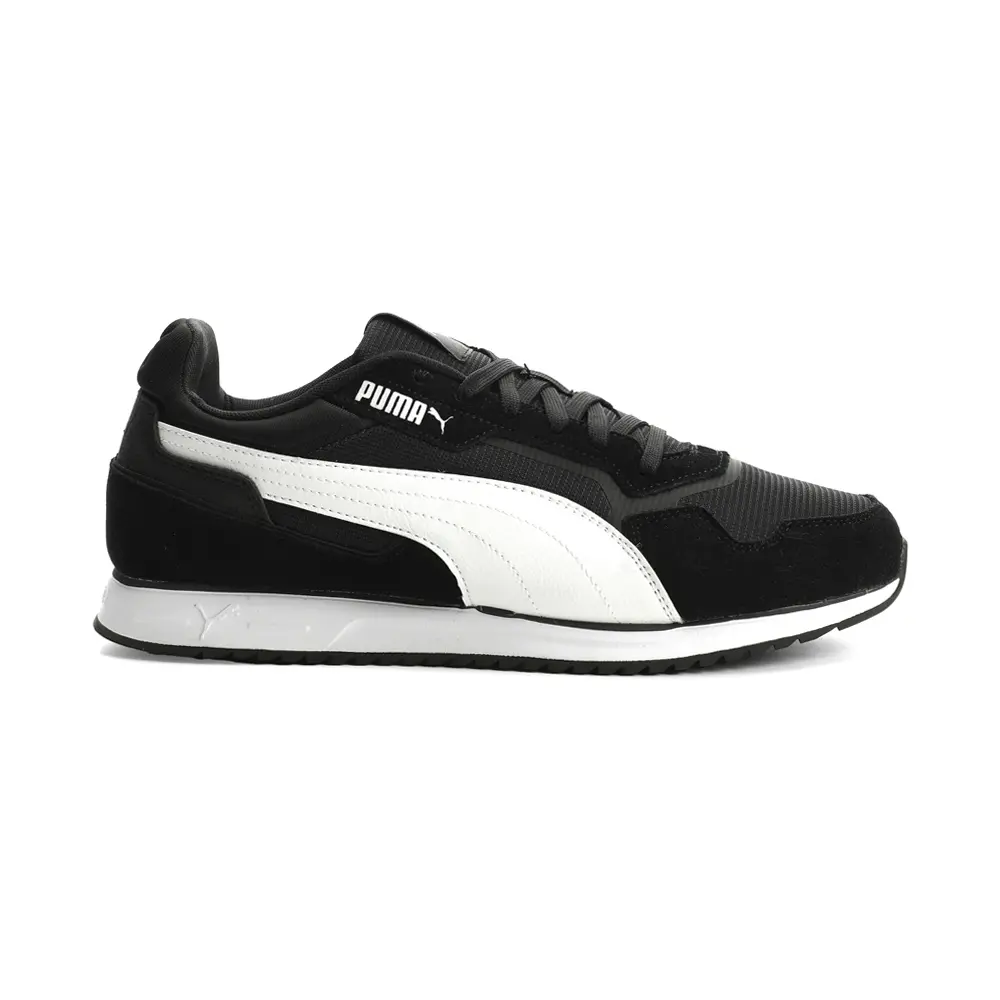 PUMA Mens Softride St Miller Lace Up Sneakers Shoes Casual - Black