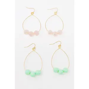 Candy Beads Dangle Earrings
