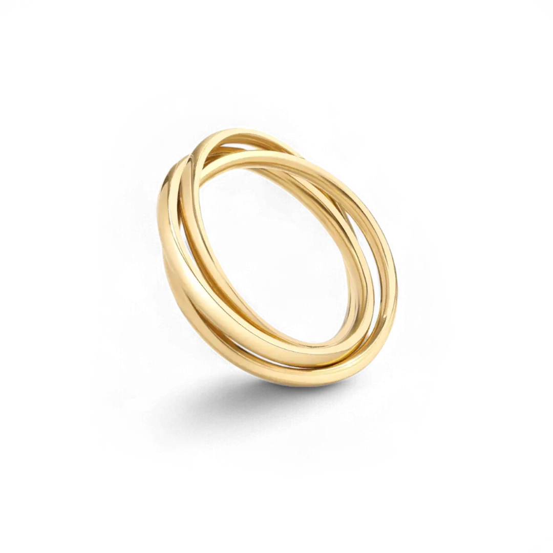 Dainty Interlocking Fidget Ring Dainty Interlocking Fidget Ring