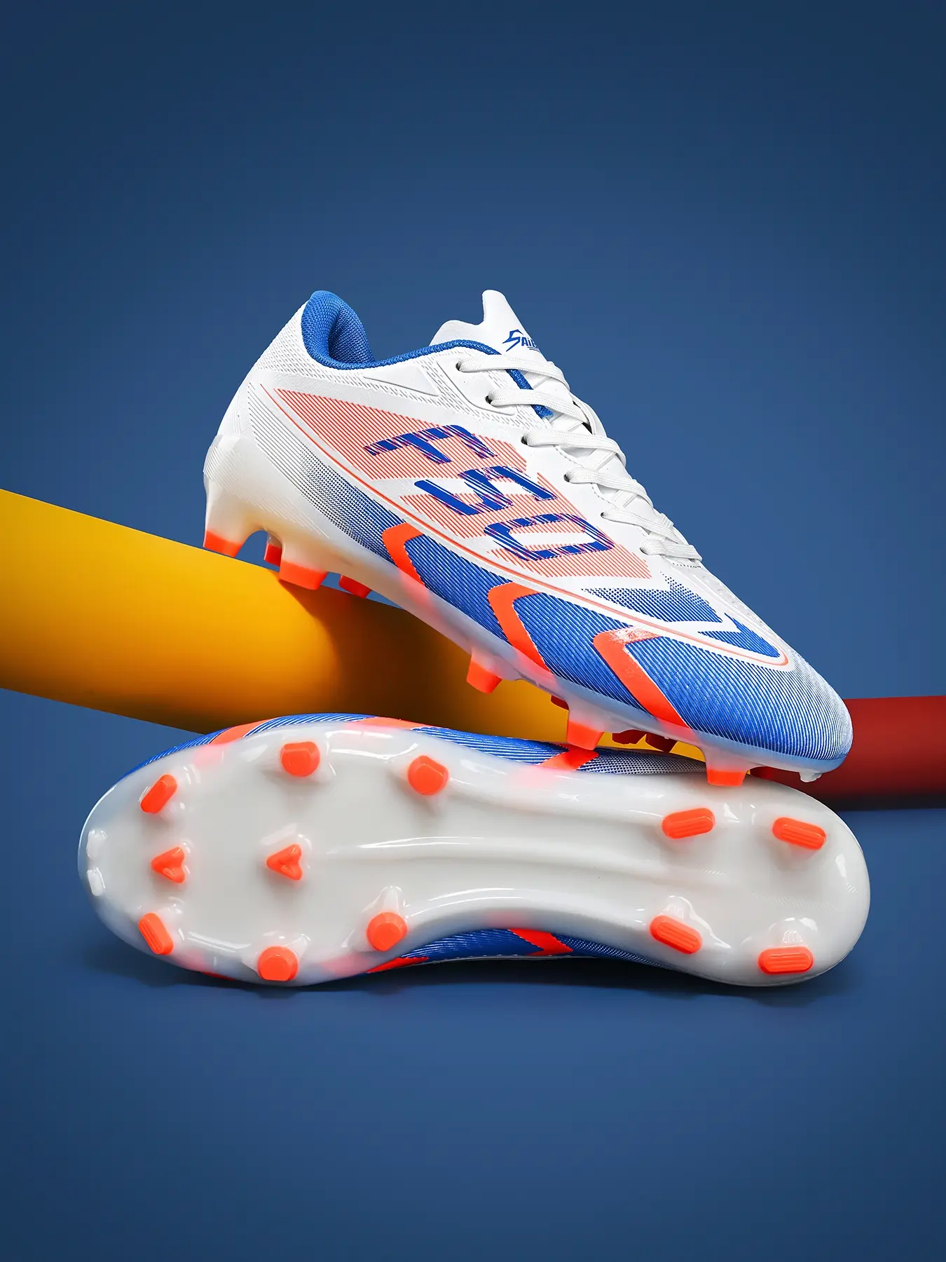 Professional Breathable Football Shoes Fg/ag Long Nails Artificial Grass Suitable for Training and Matches All-Season Anti-Slip Sports Shoes Football Field Boots Soccer Cleats Soccer Shoes