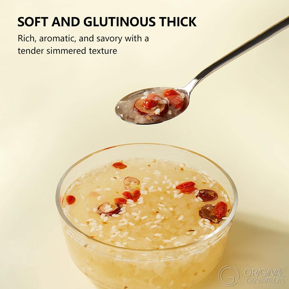 Sweet Soup with Osmanthus, Tremella and Rice Wine 90g（ 6pcs×15g）With Osmanthus，Snow Fungus，Rock Sugar，Jujube，Wolfberry,Sticky Rice