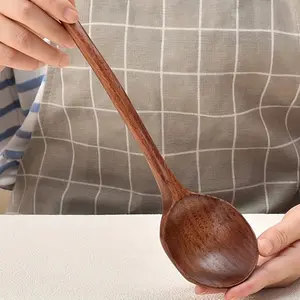 Japanese Style Wooden Spoon, Handmade Solid Wood Turtle Back Spoon, Soup Spoon Rice Spoon, Restaurant Home Use Wooden Spoons, Kitchenware
