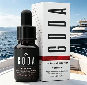 GODA Original Pheromones Perfume for Women 15ml | Long-Lasting Elegant Floral Scent with Fresh Jasmine & Romantic Rose Notes, Alluring Feminine Fragrance, Vegan & Cruelty-Free, Portable Travel Size for Daily Use