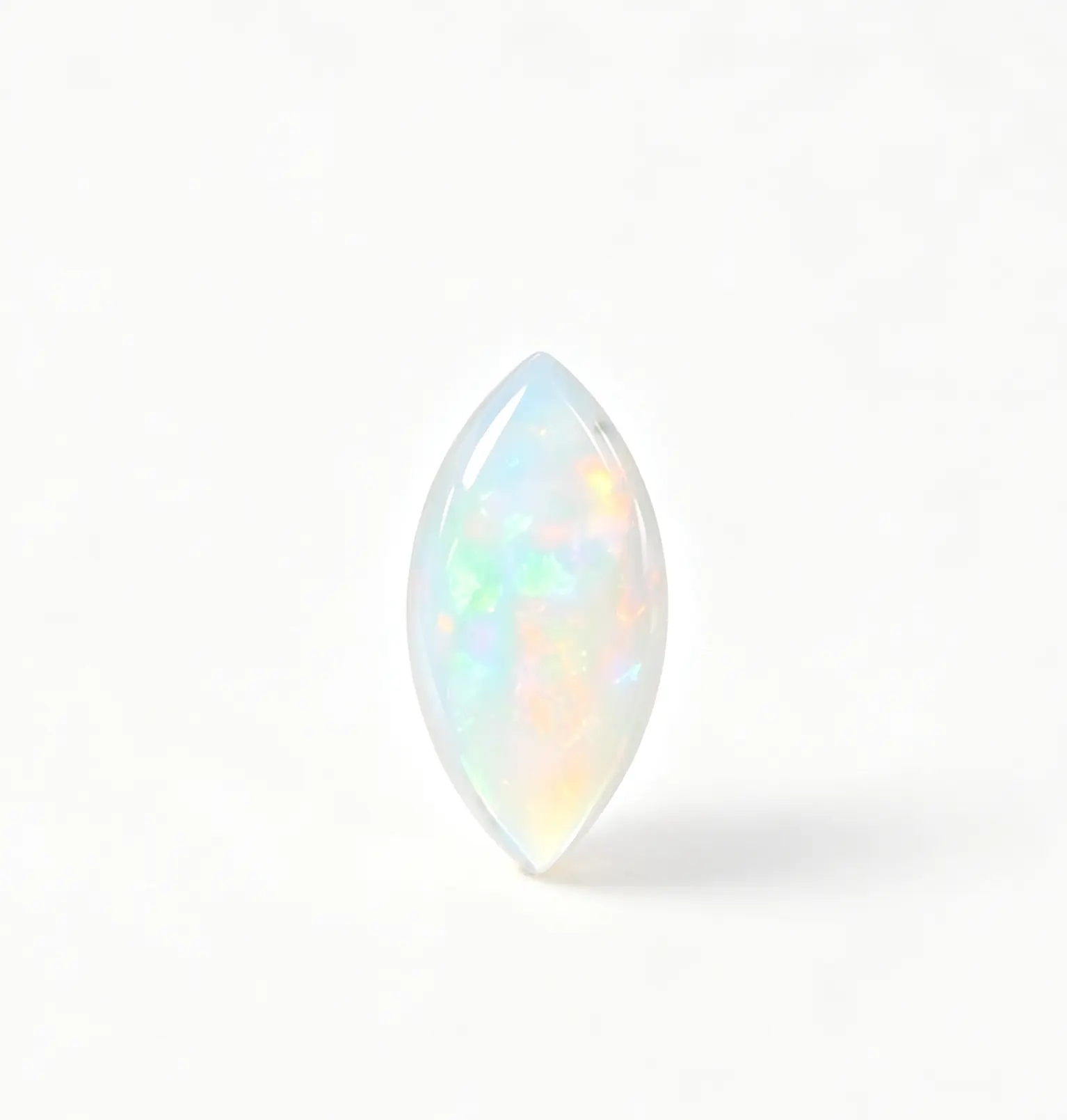 Natural Marquise Cut Opal With Certificate