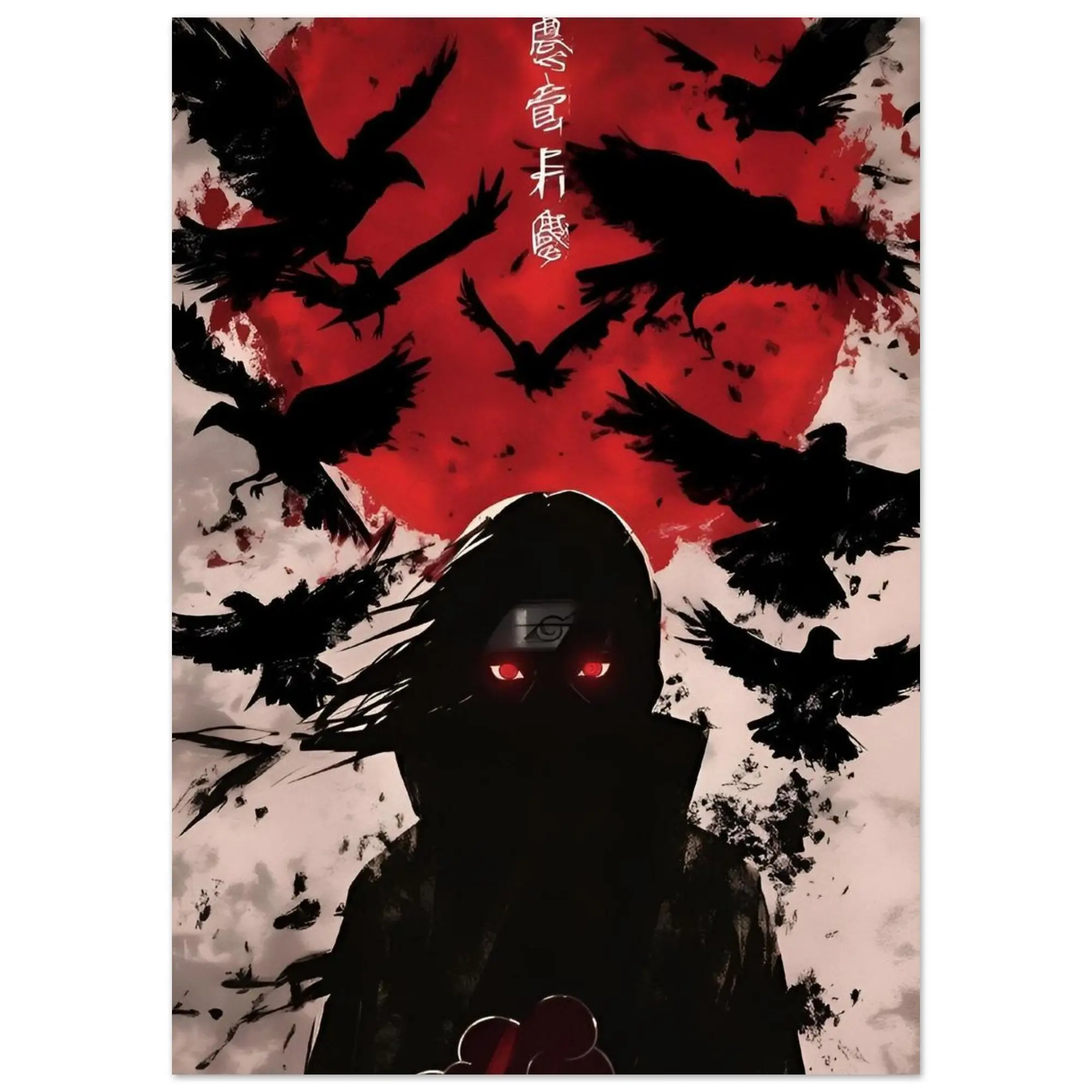 Itachi Fan Art Poster | Premium Matte Wall Decor | Unique Gift for Anime Lovers
