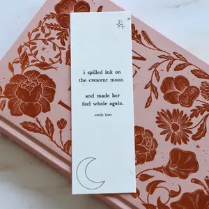 I Spilled Ink Seed Paper Bookmark
