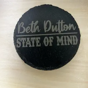 Custom Personalized Slate Coasters