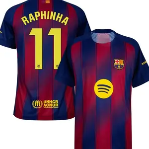 Unisex Soccer/Football Brazil Team Raphinha Barcelona 2026 Away Replica Jersey