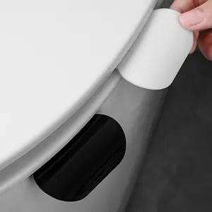 Toilet Seat Cushion Lifter, 6pcs Self-adhesive Toilet Lid Lifter, Adhesive Toilet Lid Lifting Handle To Avoid Contact with Toilet Lid Handle, Toilet Lifting Tool for Offices, Homes, Hotels