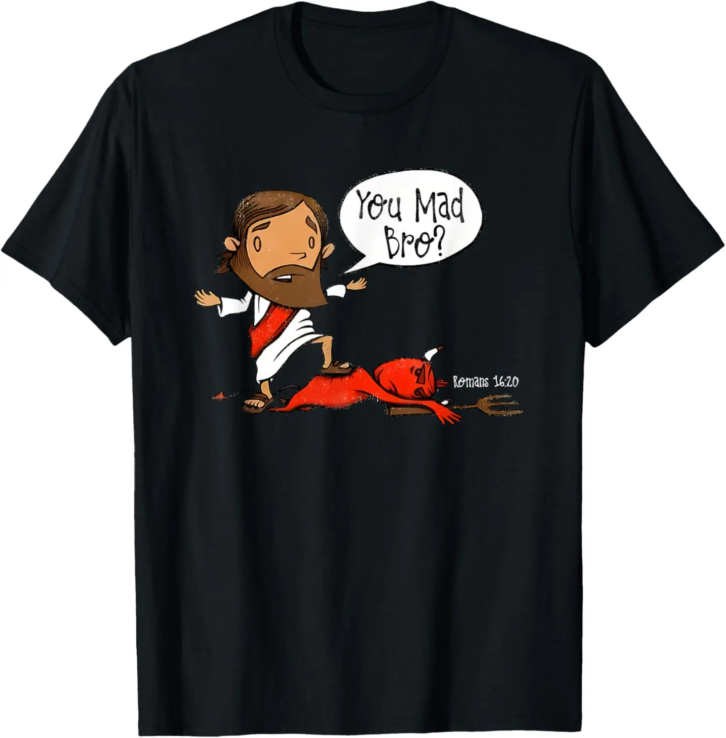 100% Cotton you mad bro jesus T-Shirt