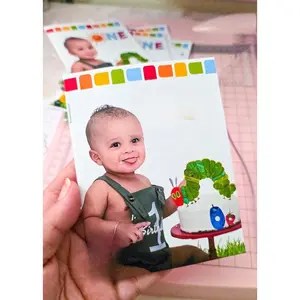 Personalized Party Coloring Books 12pcs Customizable with Photo Name Age 2 Crayons 10 Pages for Birthday 5.2 x 4 Inches