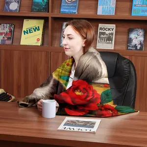 Small Blanket, Rabbit Blanket, Flannel Home Decorative Plush Blanket, Soft Durable Multifunctional, Perfect for Home Use