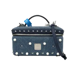 Pre-owned MCM Canvas Shoulder Bags 7.87'' R1299 Shoulder Bag T26180583461 0605 T3 Mia