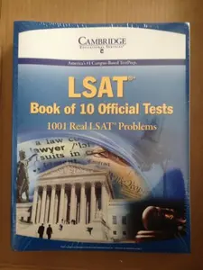 USED-LSAT Bookf of 10 Official Tests: 1001 Real LSAT Problems by Cambridge Educational Services (Unknown)