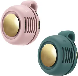 2026 New Portable Silent Mini Bladeless Electric Fan, Clip On Fan For Shirt, 3 Speeds Hands-Free Neck Fan,Suitable For Outdoor & Travel & Office, Travel Accessories, Gift fancooler Micro