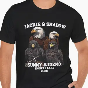 Sunny & Gizmo T-Shirt Baby Bald Eagle T-Shirt Jackie And Shadow Big Bear Lake Eaglet T-Shirt  1LI