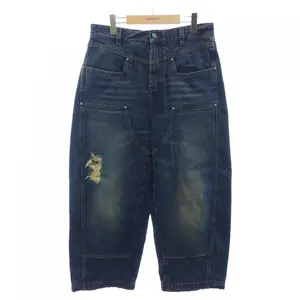 Pre-owned Louis Vuitton Denim Small Leather Goods Pants