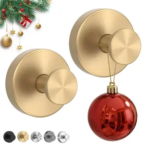 2 Units Suction Cup Hooks for Shower, Bathroom, Kitchen, Wood Door, Glass Door, Mirror, Tile – to Hang Towels,Robes,Coat,Reusable Suction Cup Wreath Hanger for Christmas Wreaths Water Proof Removable