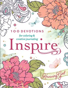 Inspire: Knowing God 100 Devotions for Coloring and Creative Journaling tiktokshopspringglowup