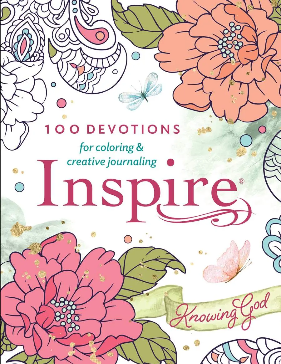Inspire: Knowing God 100 Devotions for Coloring and Creative Journaling