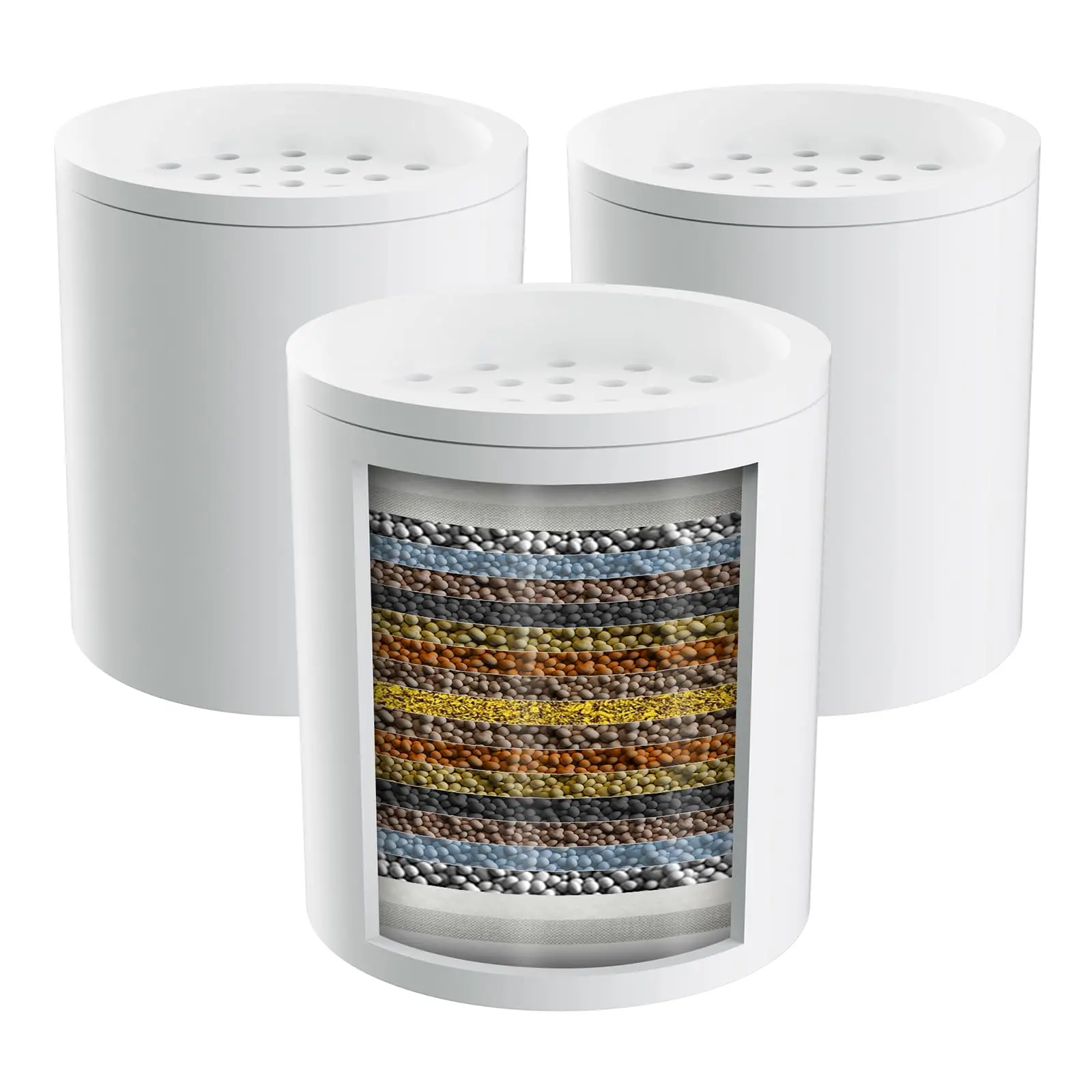 3 Pack-20 Stage Shower Filter Replacement