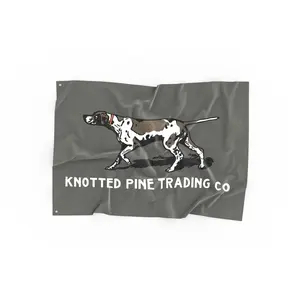 Knotted Pine Trading Co. German Shorthaired Pointer Flag 4 Grommets 3x5
