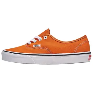Vans Authentic Unisex Low-Top Skate Shoes in Orange with Comfort and Durability Trending Shoes, House White Official Shoes to Get / Maison Mihara