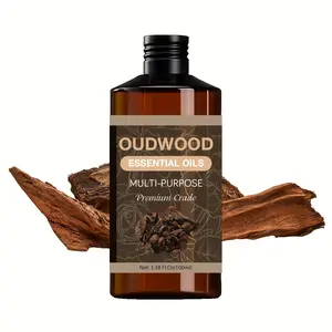 100ML Oudwood Aromatic Oil, Long-Lasting Scent, Home Use, Nail Hair Skin Care, Massage Diffuser Humidifier, Unisex, Meditation, Holiday Gift