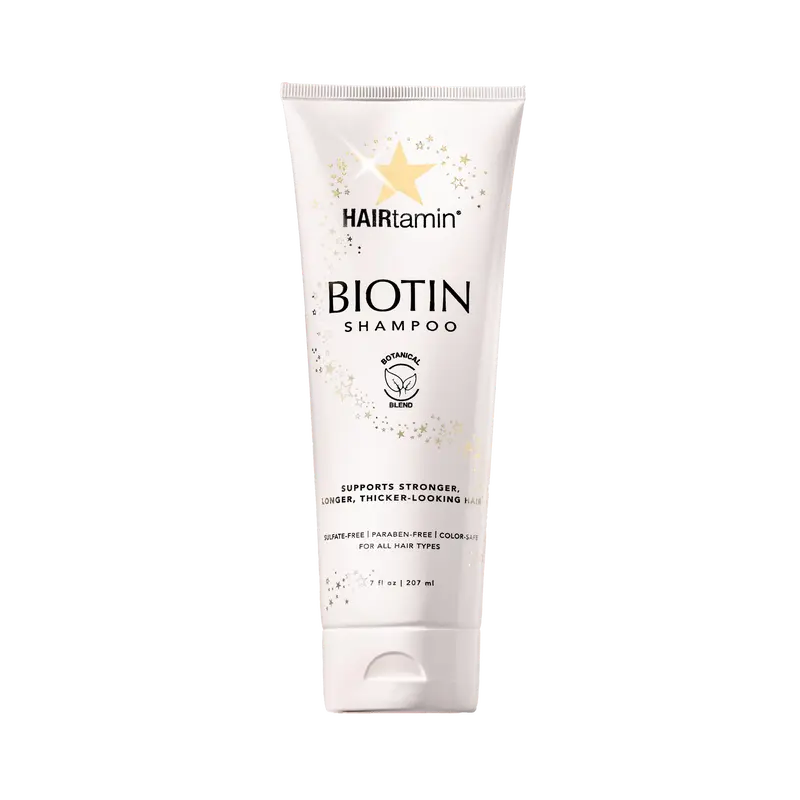 HAIRtamin Biotin & Botanicals Shampoo – Clean, Nourishing, Sulfate-Free Formula for Stronger, Healthier, Fuller Hair