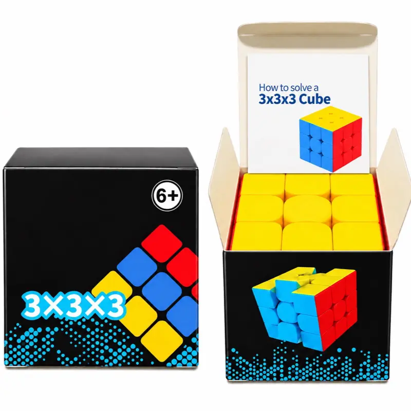 Rubik's Cube - Classic 3x3 Puzzle Toy for Kids and Adults, Colorful Design, Perfect for Brain Teasers and Entertainment Rubikscubes Speedcube