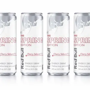 Red Bull cherry sakura 12fl oz - 4 pack