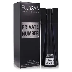 Fujiyama Private Number EDT Spray 3.3oz | Elegant Japanese-Inspired Masculine Cologne | Sophisticated Warm Spicy Woody Fragrance for Men | Refined Long-Lasting Signature Scent