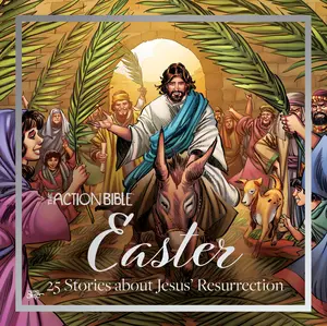 USED Book - The Action Bible Easter: 25 Stories about Jesus' Resurrection by Cariello, Sergio (Hardcover) - english